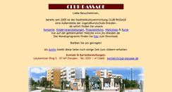 Desktop Screenshot of club-passage.de